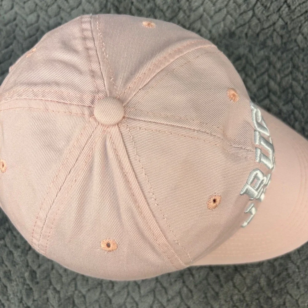 Bug Juice Womens Pink Unbranded Baseball Cap Embroidered Adjustable OSFM